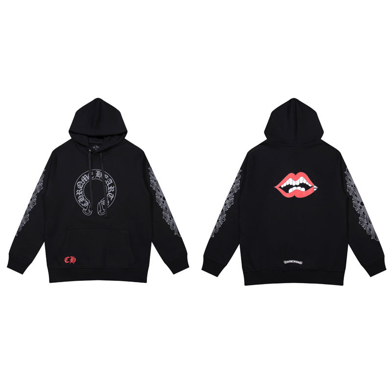 Chrome Hearts Multi‑Cross Graphic Oversized Hoodie Streetwear Unisex