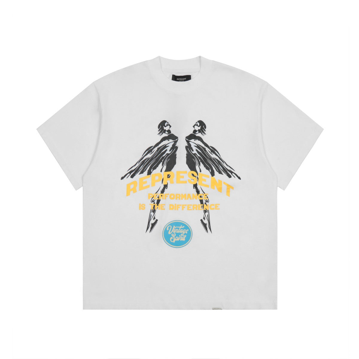 Represent Shark Washed Graphic Oversized Tee Streetwear Unisex