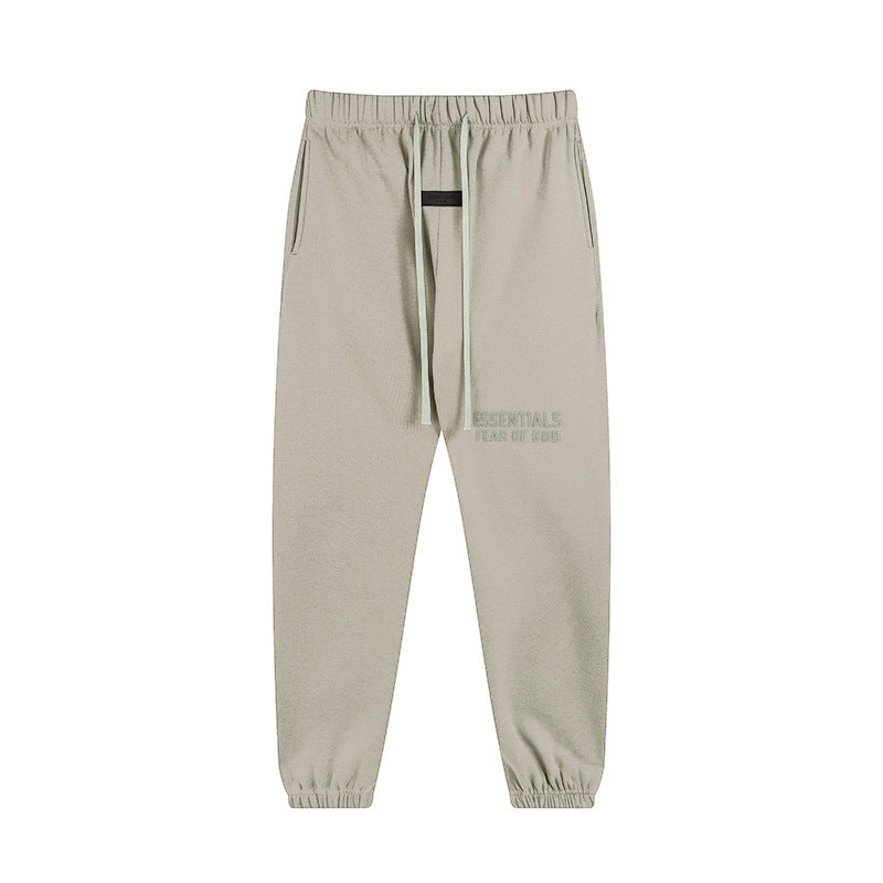 Fear of God ESSENTIALS Flocked Print Fleece Lined Hoodie sweatpants