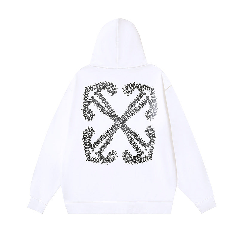 OFF-WHITE Caravaggio Angel Hoodie Heavyweight Streetwear Unisex