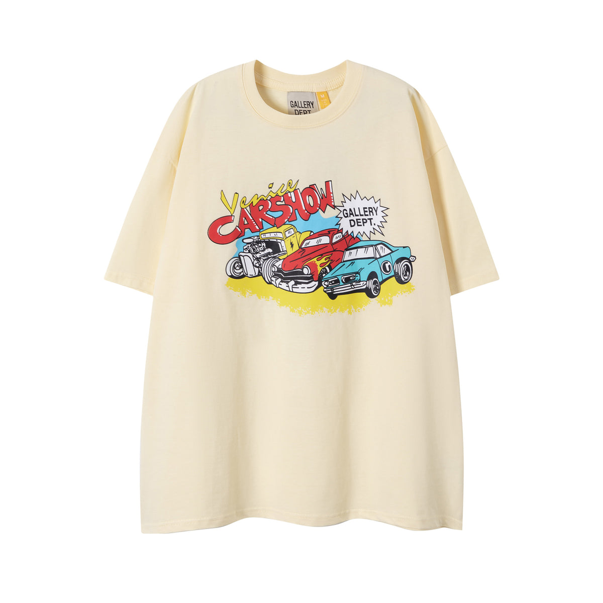 Gallery Dept Classic Logo Slogan Crew Neck Short Sleeve T‑Shirt Unisex