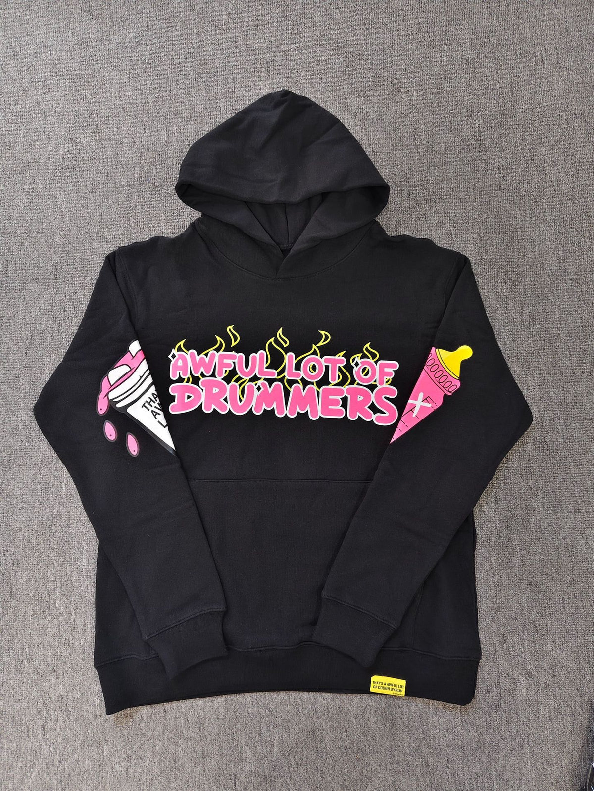 That's A Awful Lot Of Cough Syrup Graphic Hoodie Streetwear Pullover