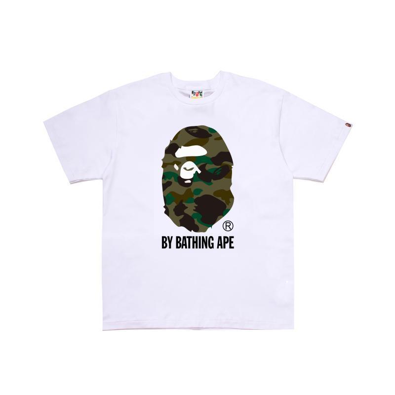 Bape Multi‑Ape‑Head Graphic Oversized Tee Streetwear Unisex