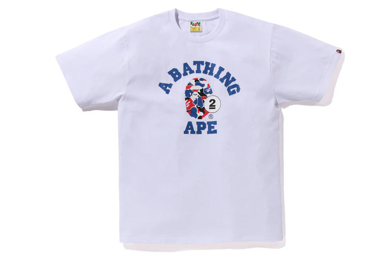 Bape Ape Head Shark Baby Milo Multi‑Print Heavyweight Tee Multi‑Style