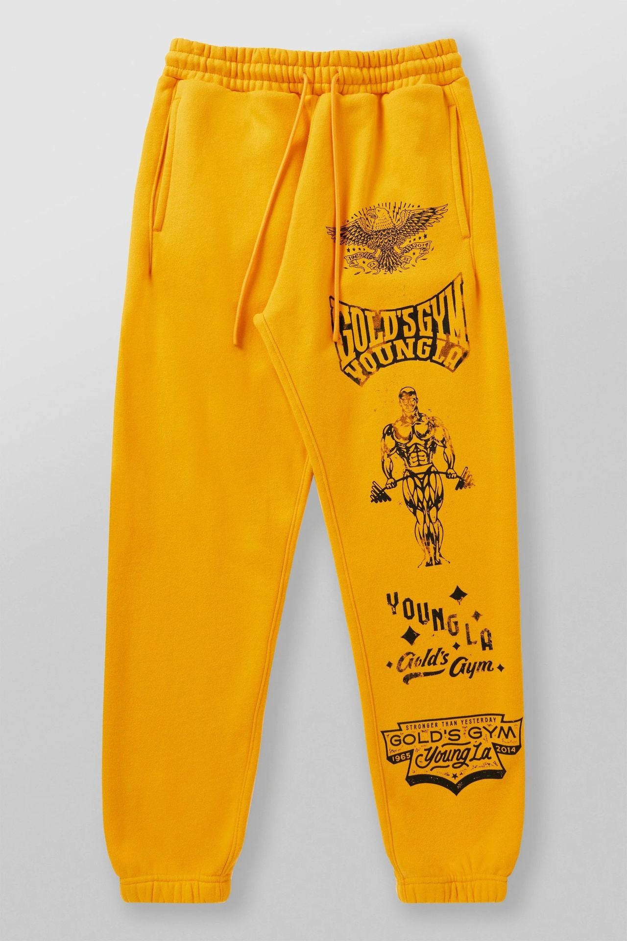 YOUNGLA 2143 Golds Gym Immortal Joggers