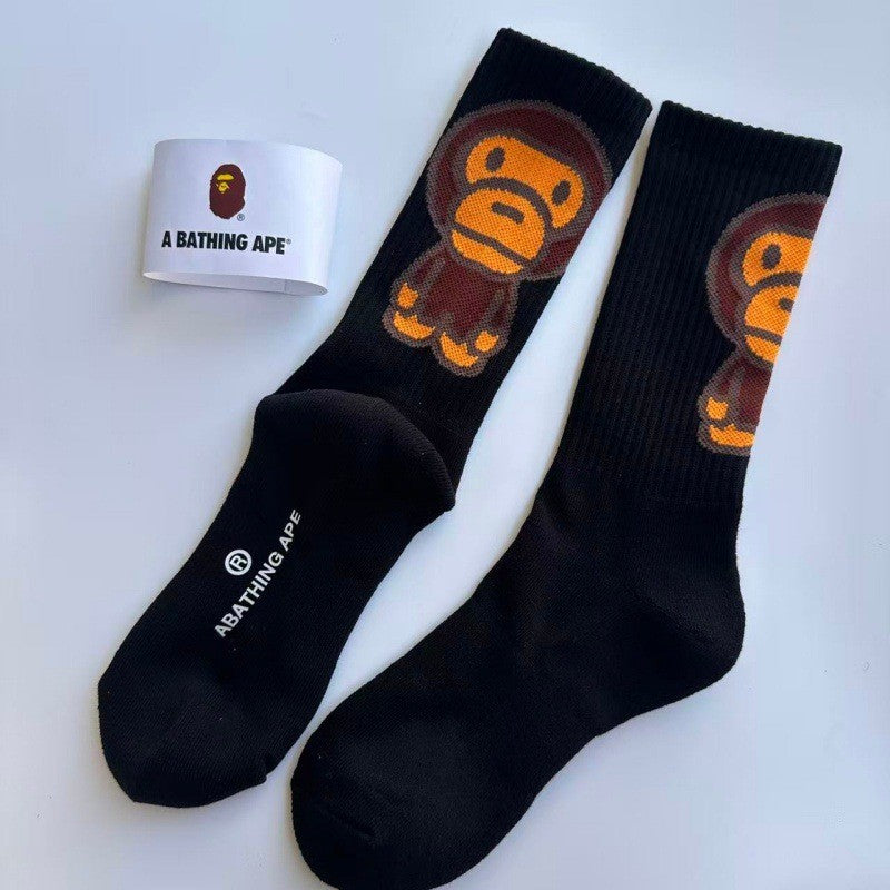 BAPE Baby Milo Jacquard Crew Socks Unisex