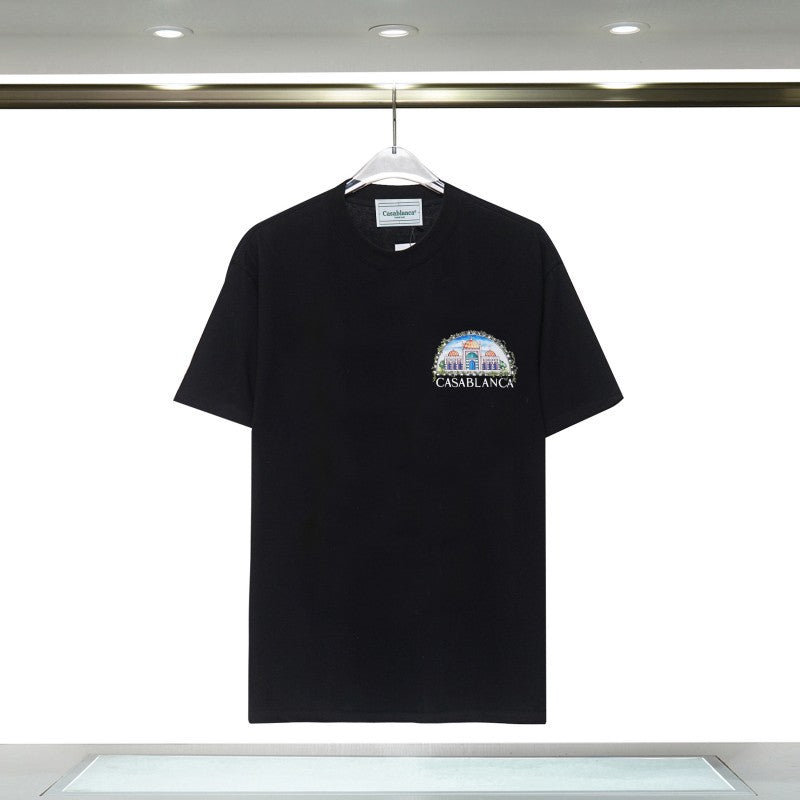 Casablanca Casa Letter Arch Graphic Short Sleeve Tee Streetwear Unisex