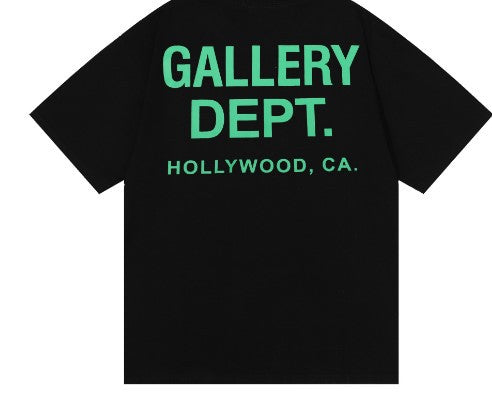 Gallery Dept Letter Graphic Short Sleeve Tee Streetwear Unisex