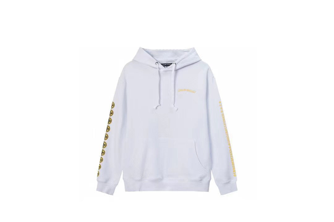 Chrome Hearts Gothic Graphic Print Pullover Hoodie Streetwear Unisex