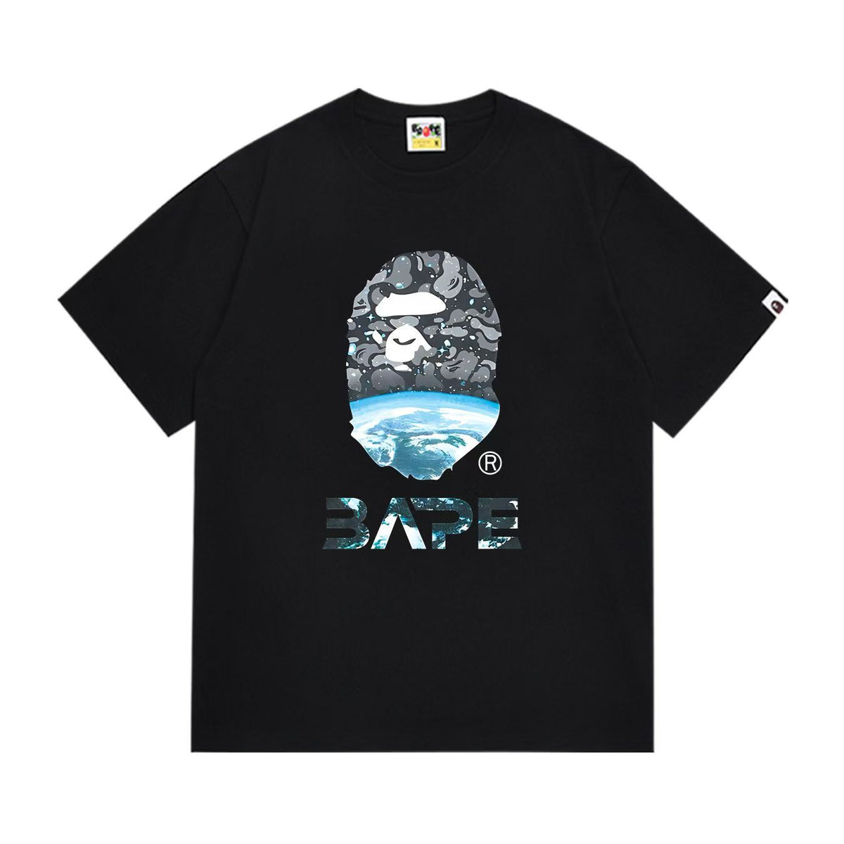 BAPE Ape Head Graphic Print Loose Unisex Streetwear T-Shirt
