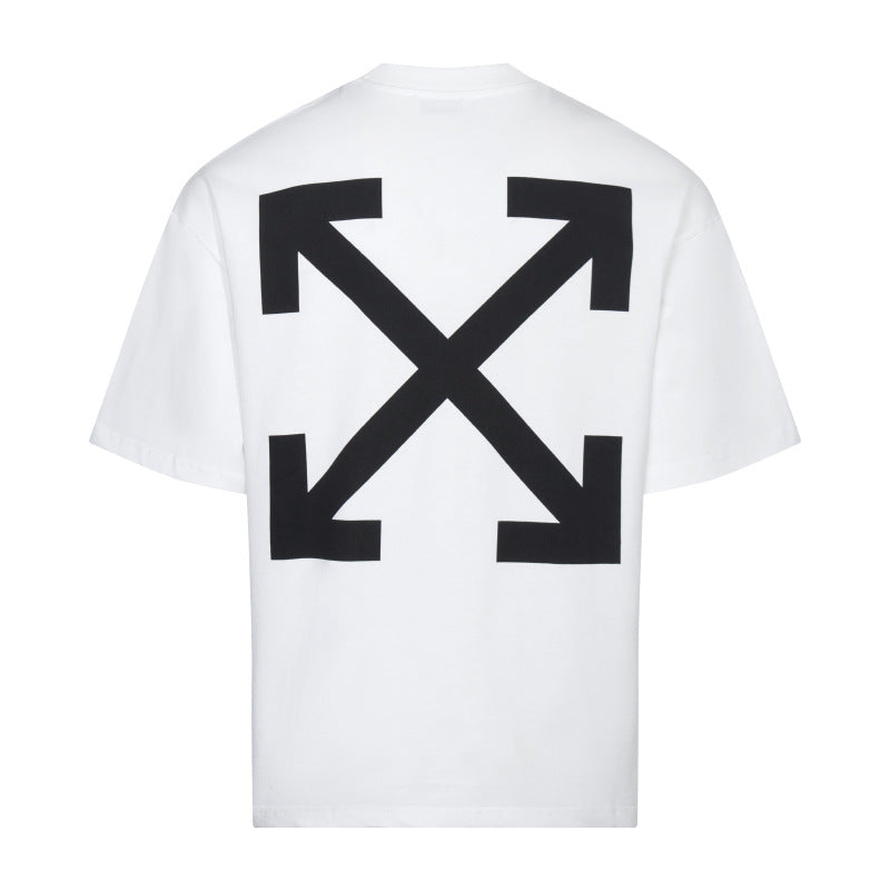 Off-White Arrow Graphic Crew Neck Short Sleeve T Shirt