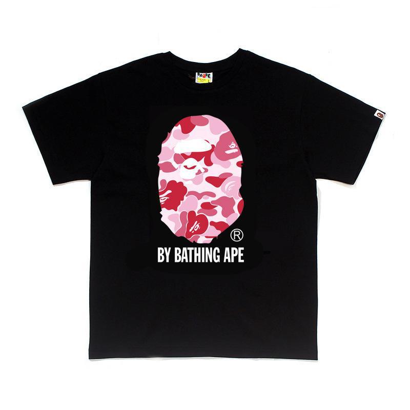 BAPE Ape Head Print Loose Unisex Streetwear T-Shirt