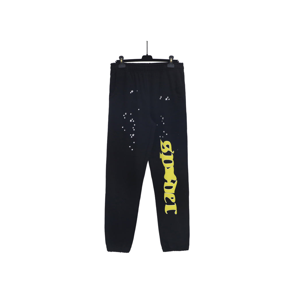 Sp5der Foam Print Spider Web Hoodie Sweatshirt Jogger Pants Set