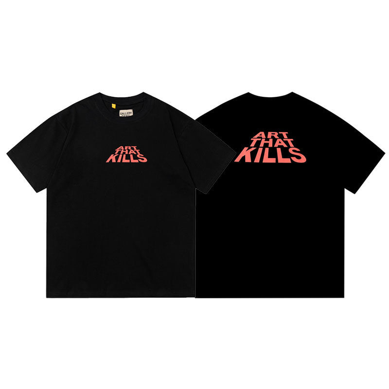 Gallery Dept Vintage Washed Graphic Short Sleeve Tee Streetwear Unisex