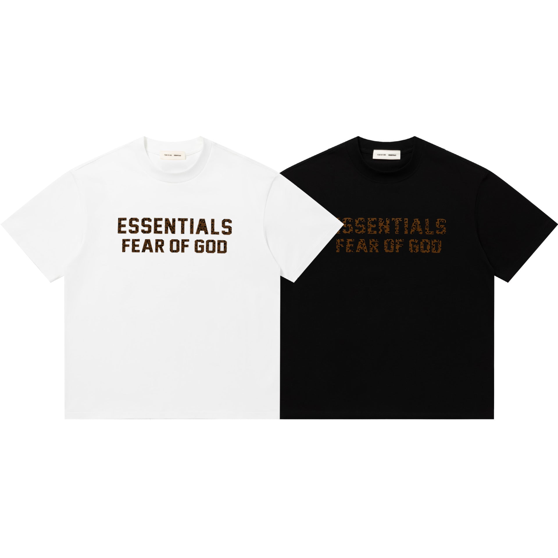 Fear Of God Essentials Letter Series Crew Neck Short Sleeve T Shirt