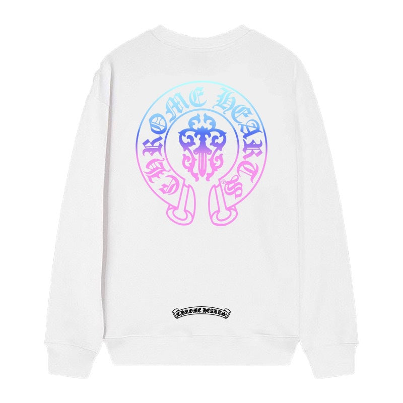 Chrome Hearts Cross Horseshoe Crewneck Sweatshirt Vintage Street Top