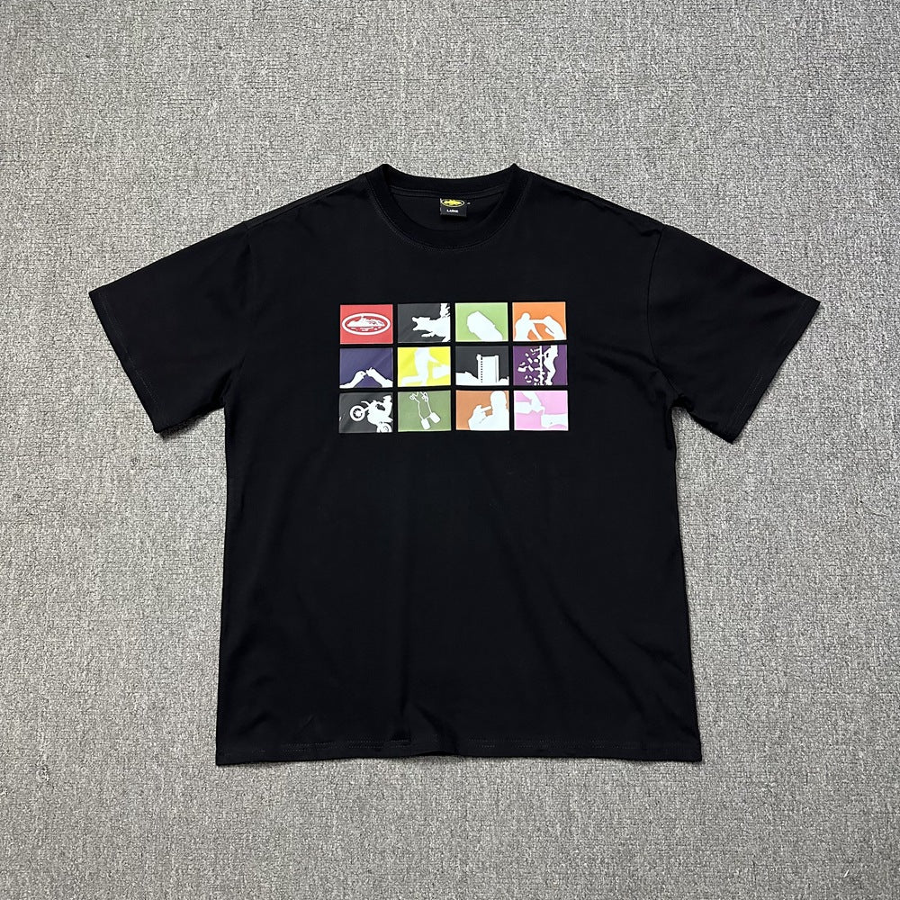 2026 New Corteiz Graphic Print Tee Loose Casual Streetwear T-Shirt