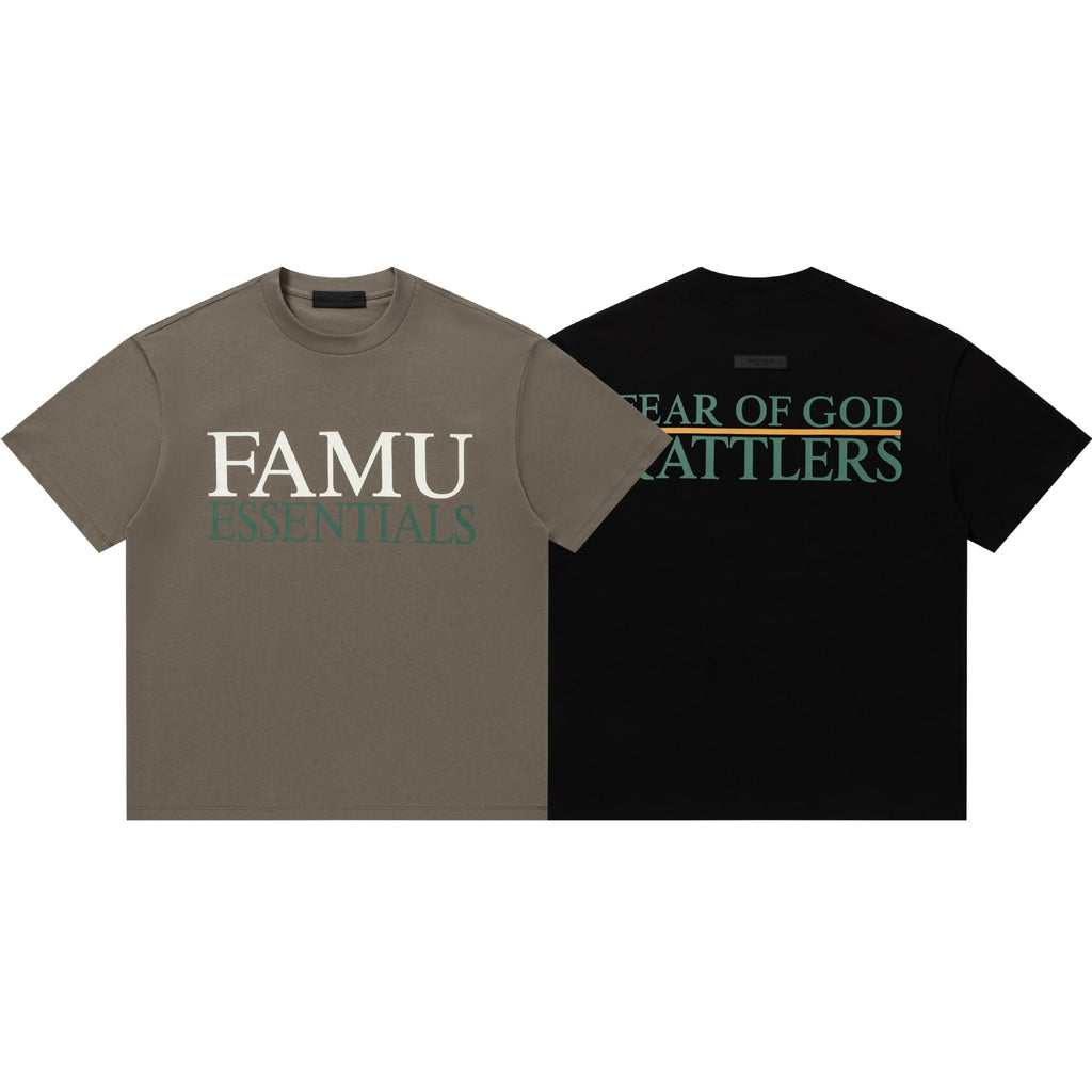 Fear Of God Essentials Letter Series Crew Neck Short Sleeve T Shirt
