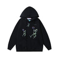 Off White Arrow Graphic Print Hoodie Streetwear Unisex