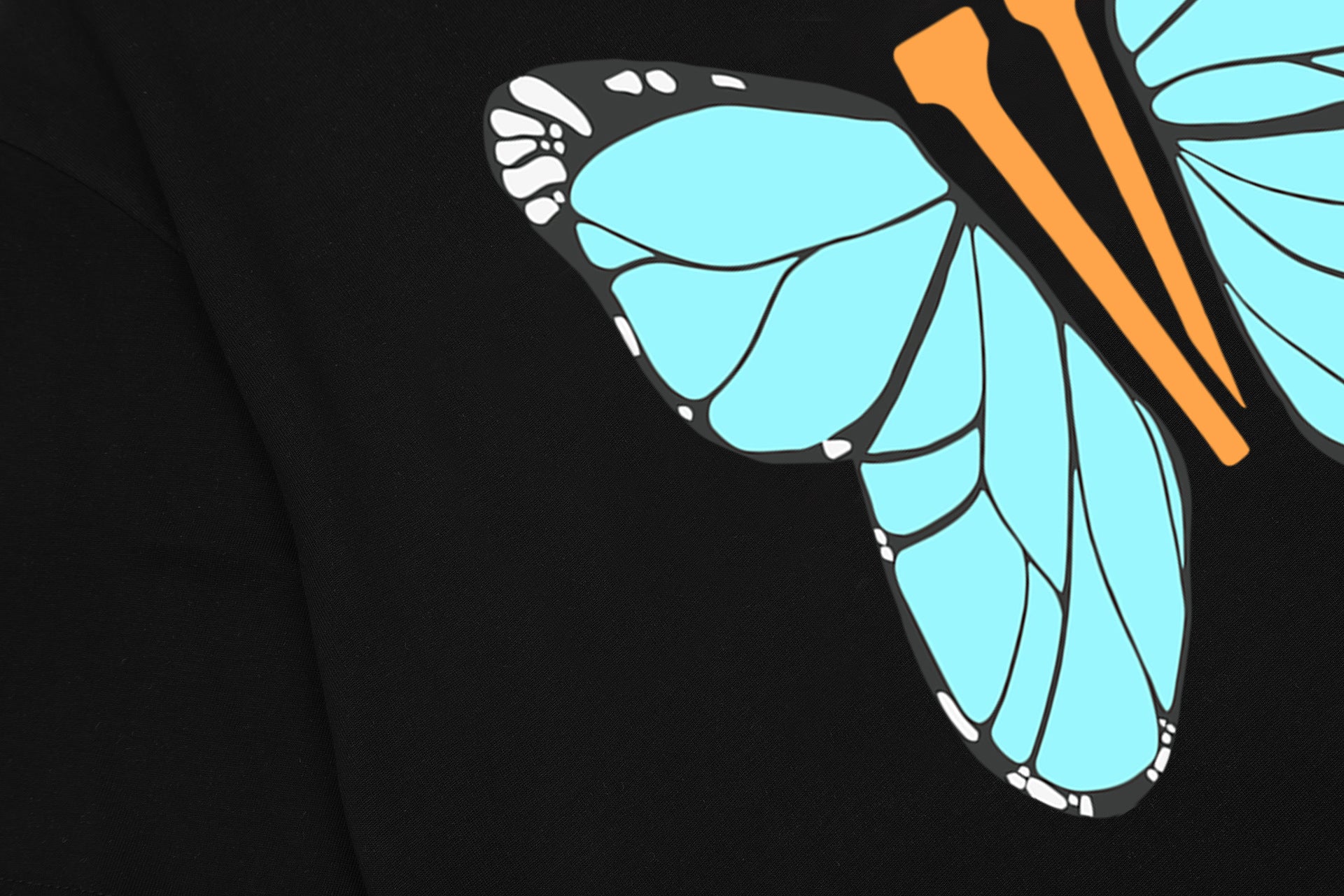 Vlone Big V Letter Graphic Short Sleeve Tee Streetwear Unisex