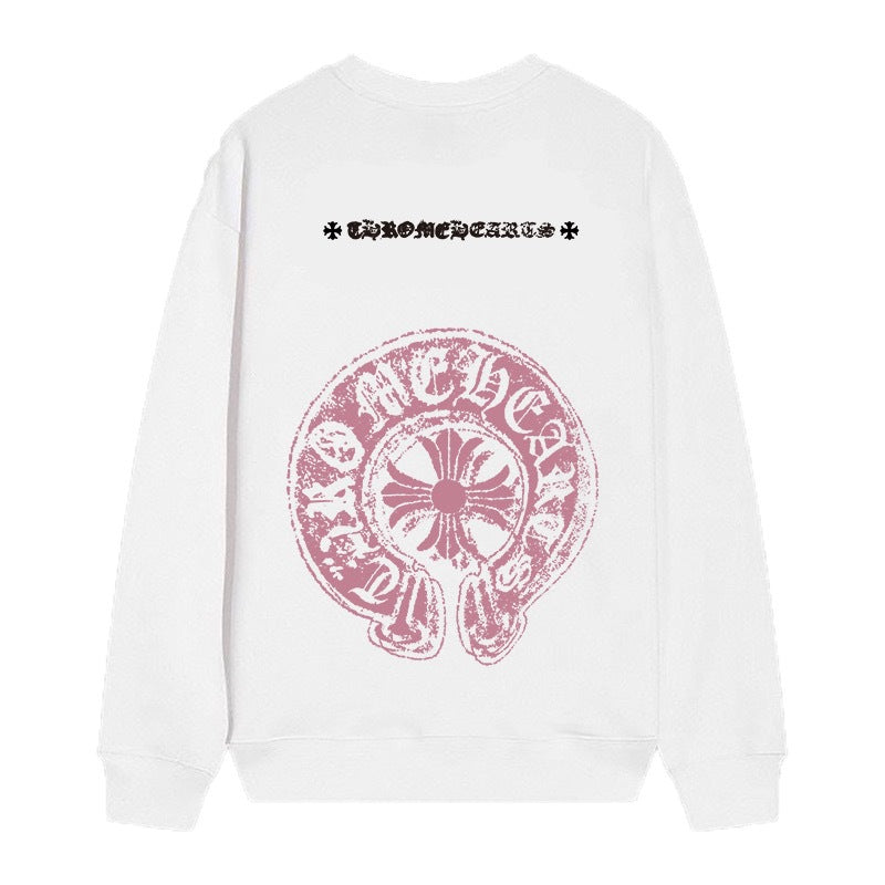 Chrome Hearts Cross Horseshoe Crewneck Sweatshirt Vintage Street Top