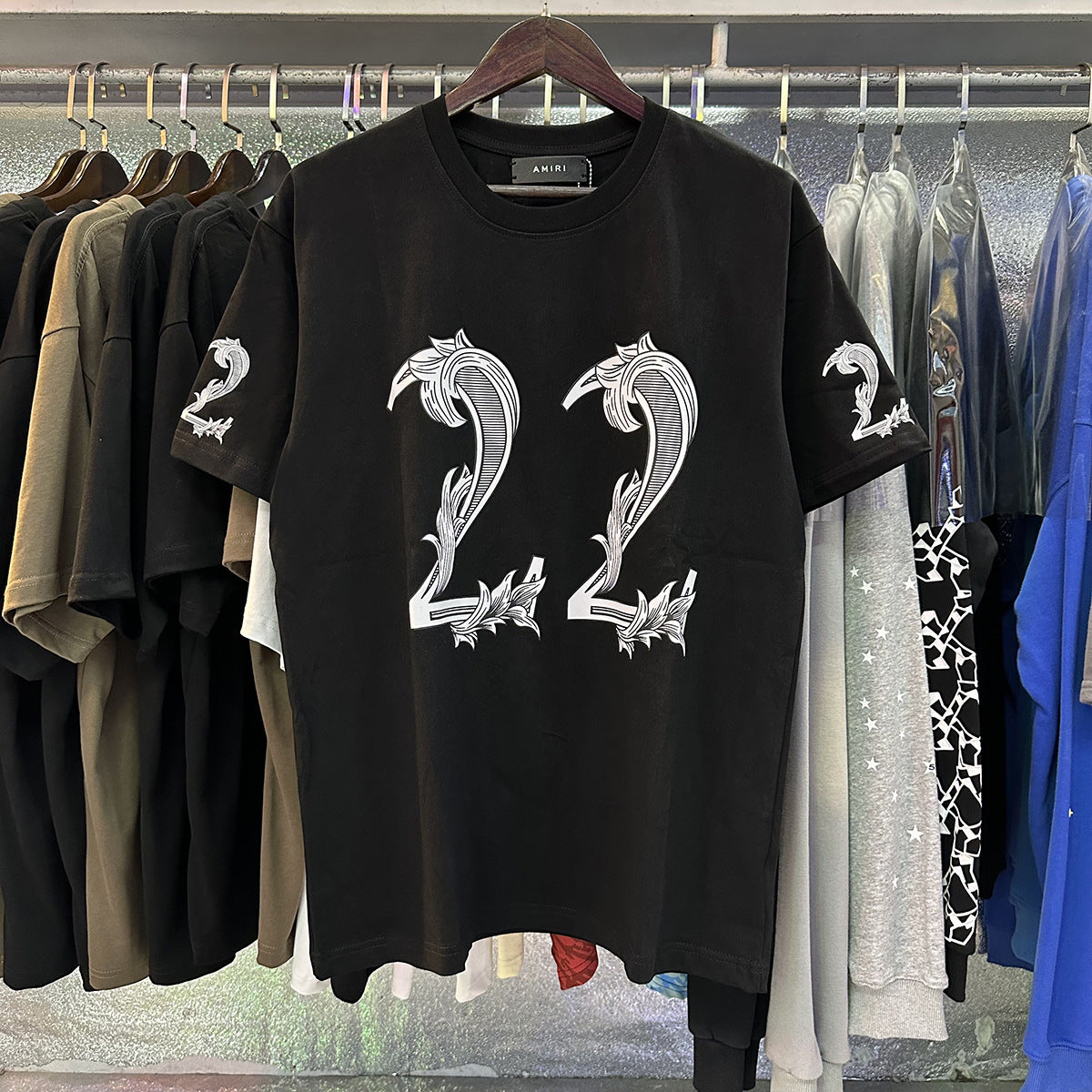 Amiri Peace Dove Graphic Oversized Tee Streetwear Unisex
