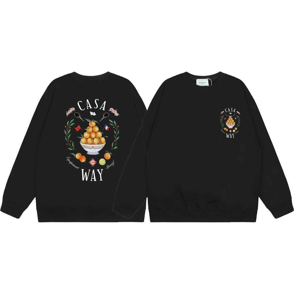 Casablanca Crewneck Sweatshirt Multi Graphic Tennis Club Pullover