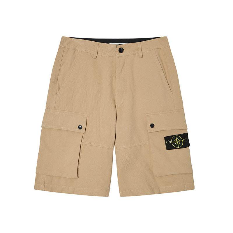 Stone Island Compass Patch Pants Men Cargo Shorts & Cotton Sweatpants