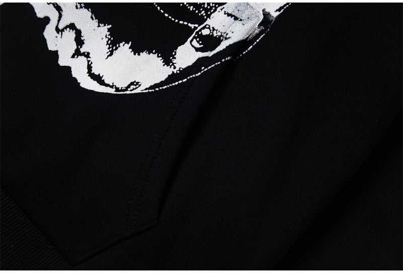 Cough Syrup Graphic Hoodie Vintage Letter Print HipHop Street Pullover