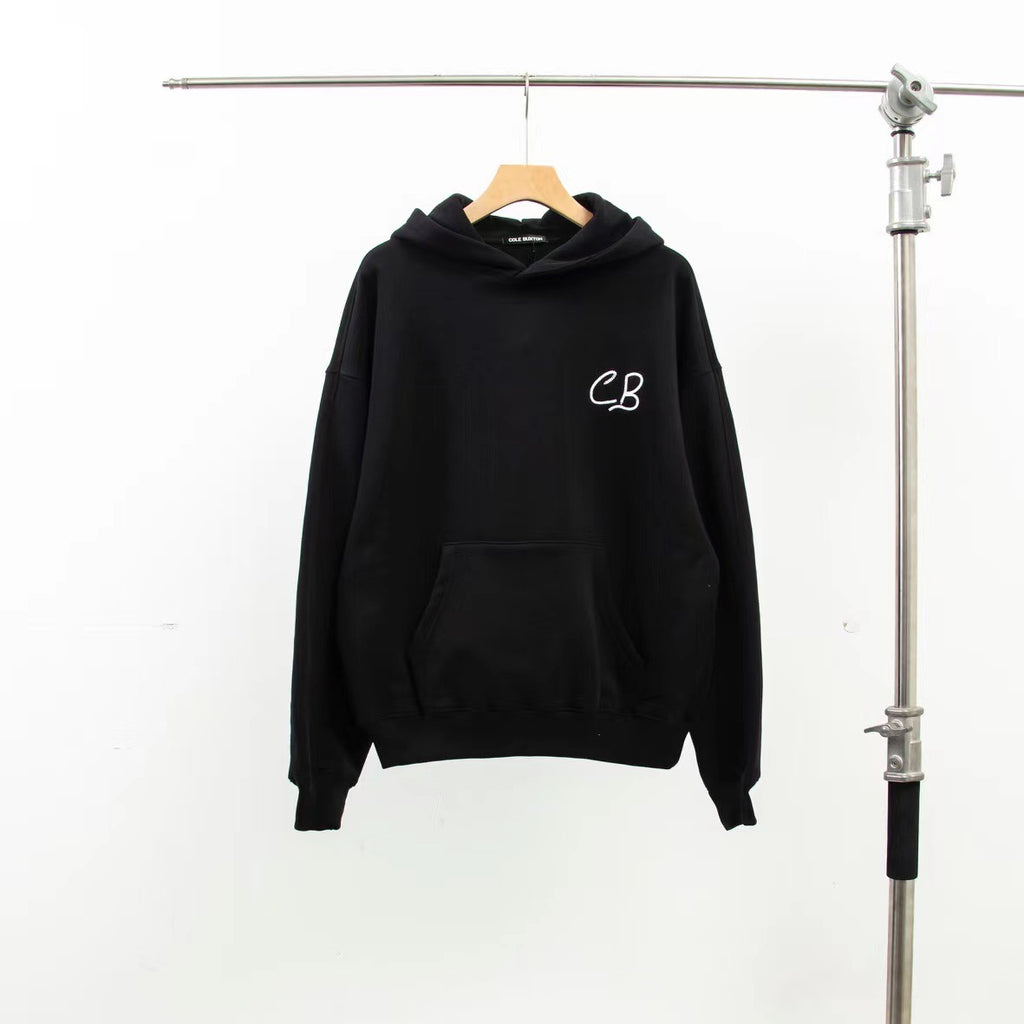 Cole Buxton Logo Hoodie Men Oversized Casual Streetwear Pullover