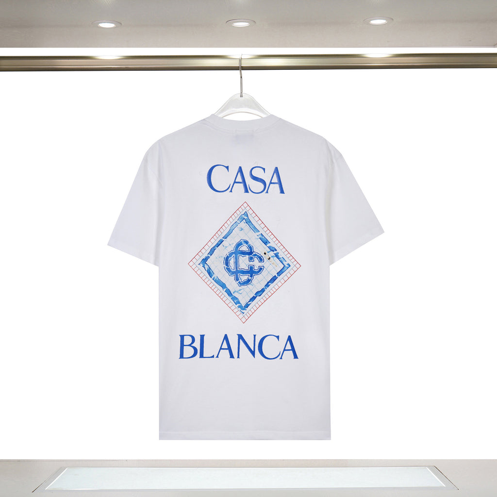 Casablanca Art Print Loose Unisex Short Sleeve Graphic T-Shirt