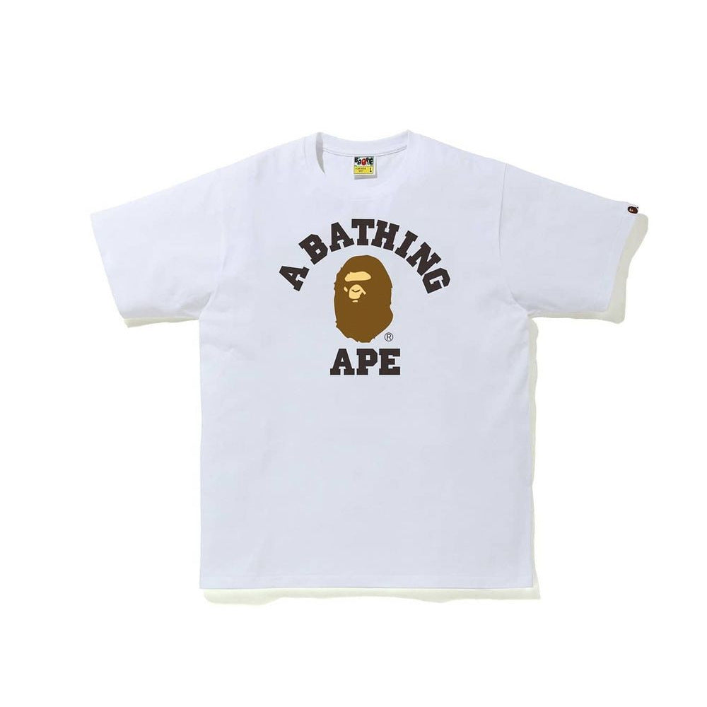 BAPE Camo Shark Ape Head Print Crew Neck Short Sleeve T‑Shirt Unisex