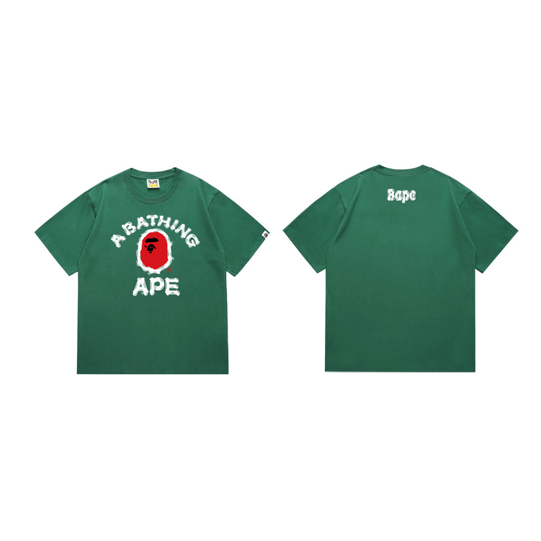 BAPE Ape Head Graphic Print Short Sleeve Tee Streetwear Unisex