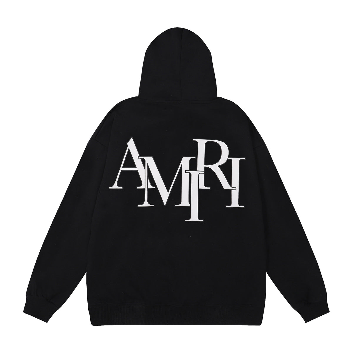 Amiri Multi‑Graphic Letter Logo Oversized Hoodie Streetwear Unisex