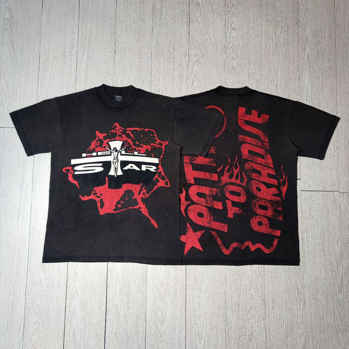Hellstar Multi‑Vintage Graphic Oversized Tee Streetwear Unisex