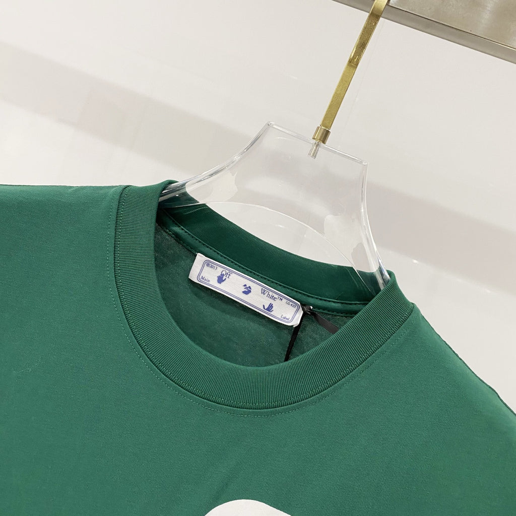Off-White Large Letter Graphic Crew Neck Short Sleeve T Shirt