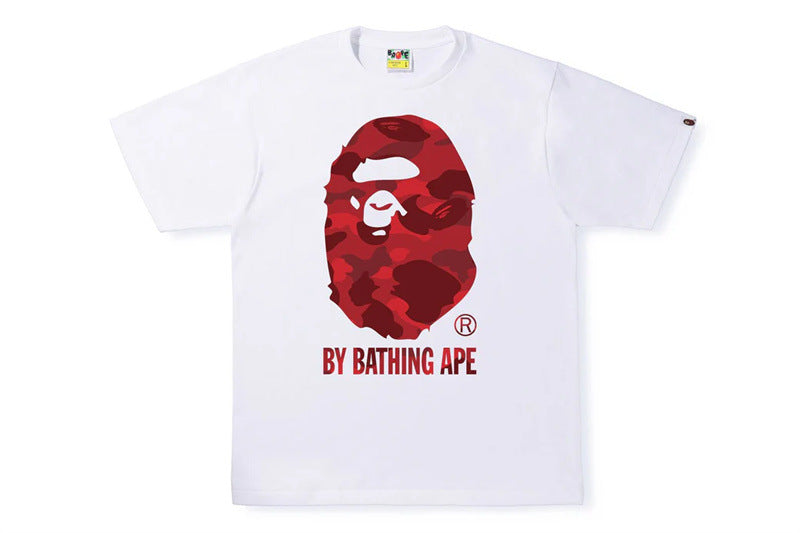 Bape Ape Head Shark Baby Milo Multi‑Print Heavyweight Tee Multi‑Style