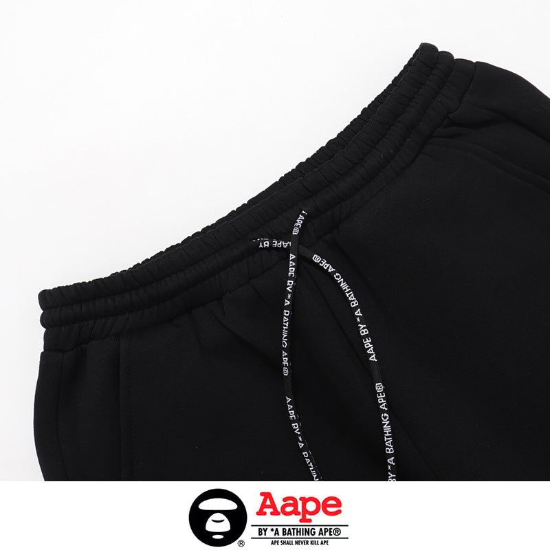 BAPE Aape Ape Big Logo Print Cuffed Jogger Sweatpants Unisex