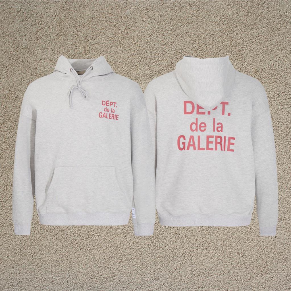 Gallery Dept Letter Print Hoodie Loose Couple Streetwear Sweatshirt