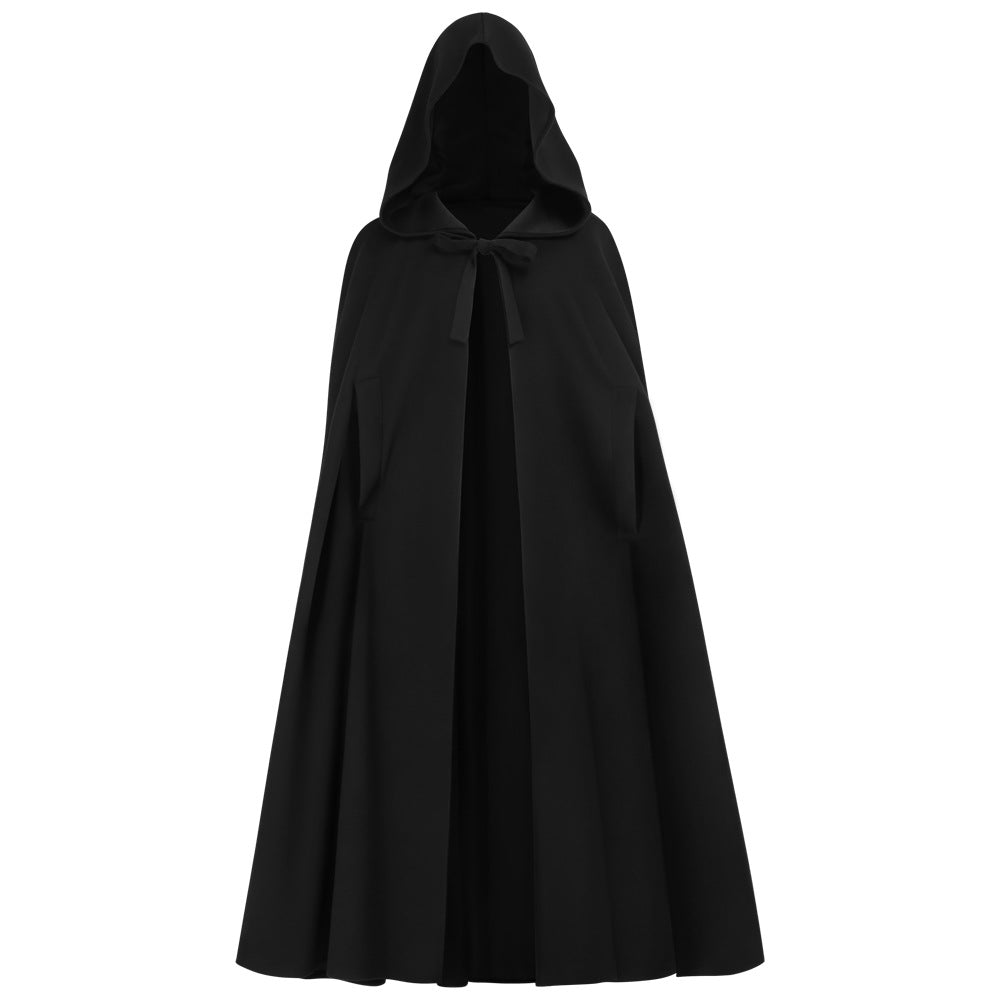 Halloween Medieval Hooded Cloak Hobbit Elf Renaissance Cosplay Cape