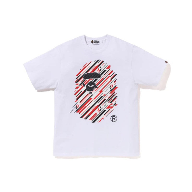 BAPE Camo Shark Ape Head Print Crew Neck Short Sleeve T‑Shirt Unisex