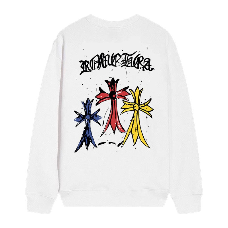 Chrome Hearts Cross Horseshoe Crewneck Sweatshirt Vintage Street Top
