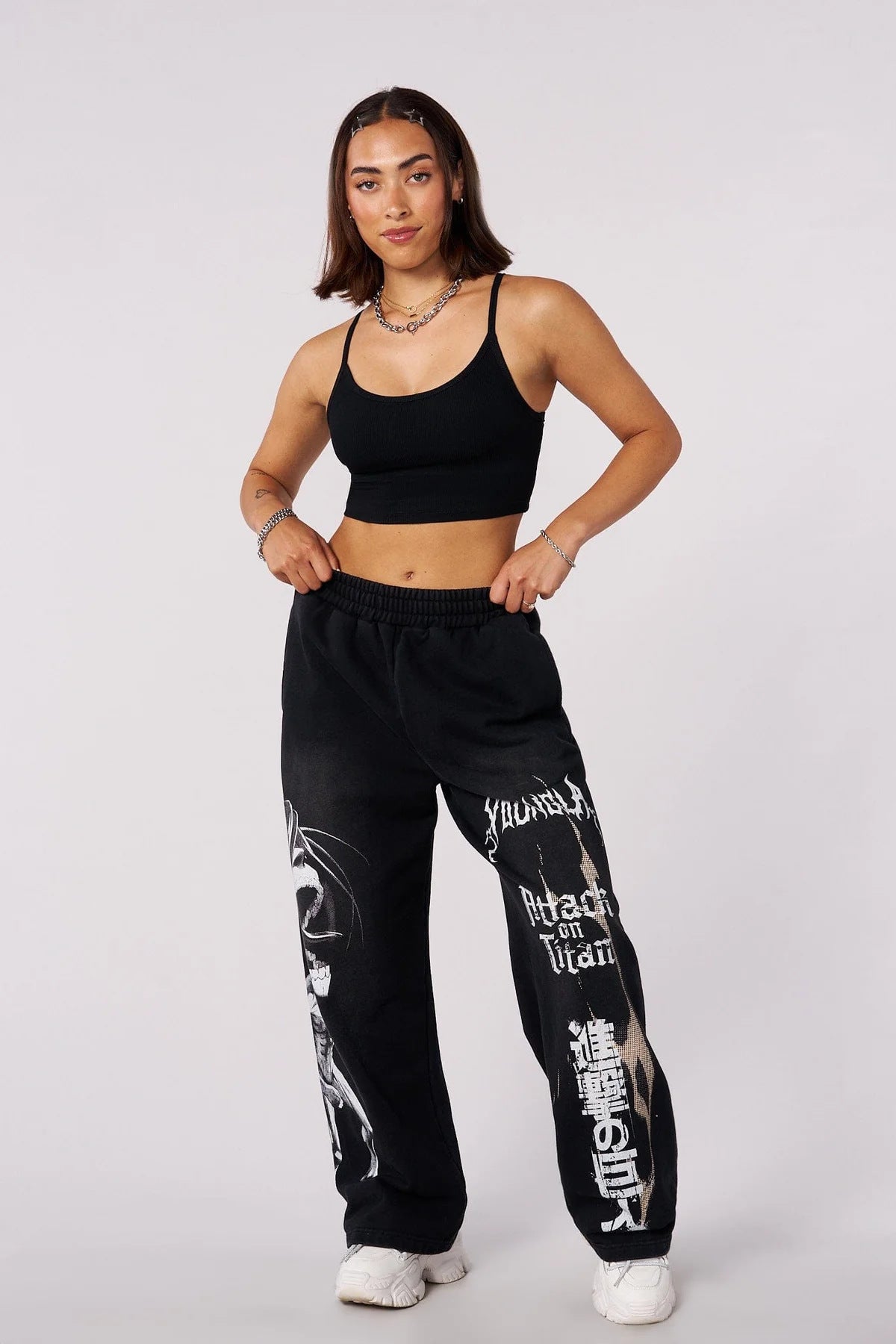 YOUNGLA 2128 AOT© x YLA Baggy Joggers