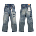 Purple Brand Distressed Flare Denim Jeans Unisex