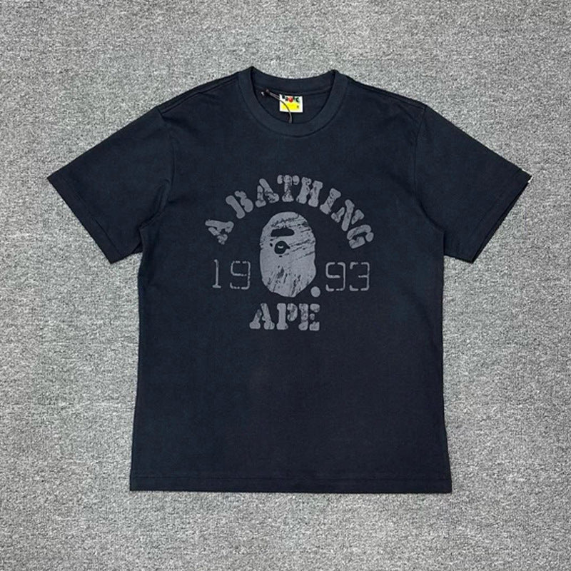 BAPE Ape Head Shark Print Unisex Casual T-Shirt