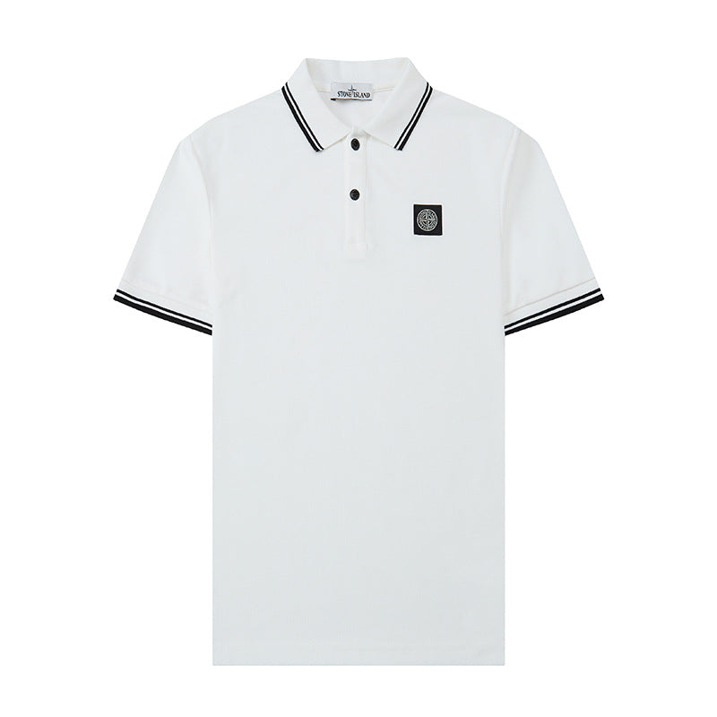 Stone Island Compass Patch Short & Long Sleeve Polo Shirt Streetwear