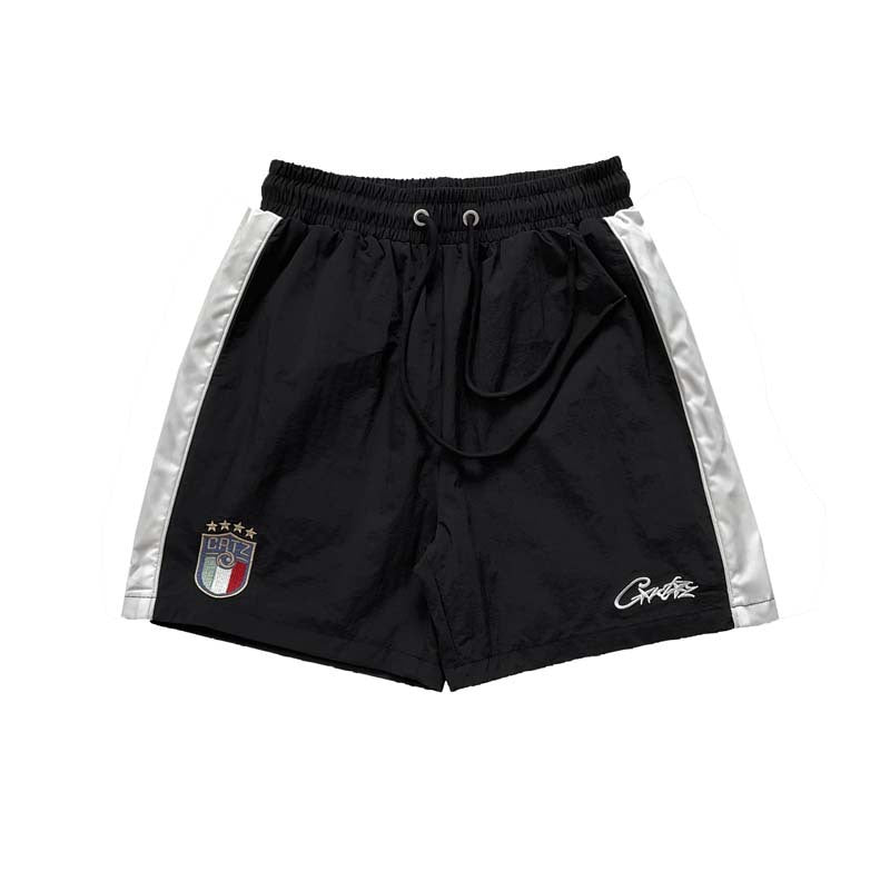 Corteiz Alcatraz Italian-Style Drawstring Nylon Shorts