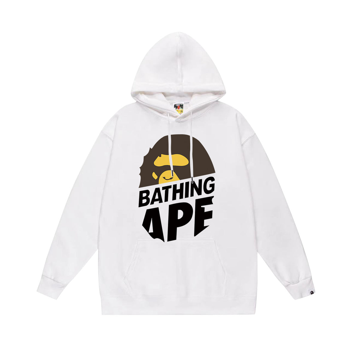 Bape Camo Ape Head Graphic Vintage Washed Oversized Hoodie Streetwear