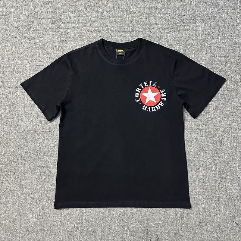 Corteiz Logo Letter Print Crew Neck Short Sleeve T‑Shirt Unisex