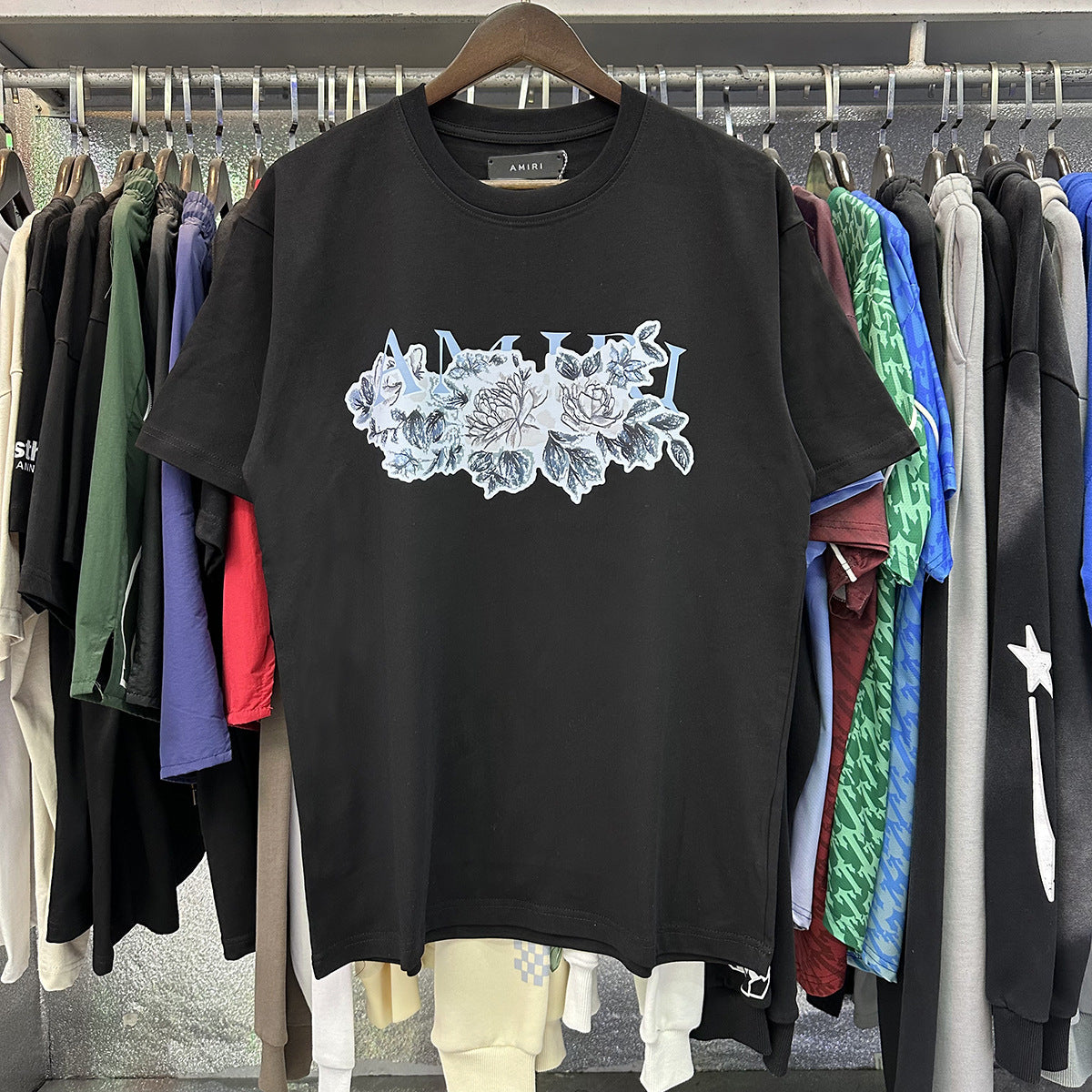 Amiri Peace Dove Graphic Oversized Tee Streetwear Unisex